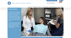 Desktop Screenshot of lakeaustinfamilydental.com